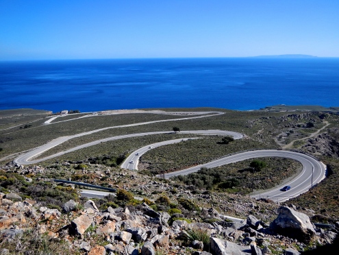 Sweeping bends and Mediterranean sea backdrop, Crete at its best !