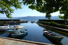 Early morning in the very calm harbour of Lake Egirdir Gölü